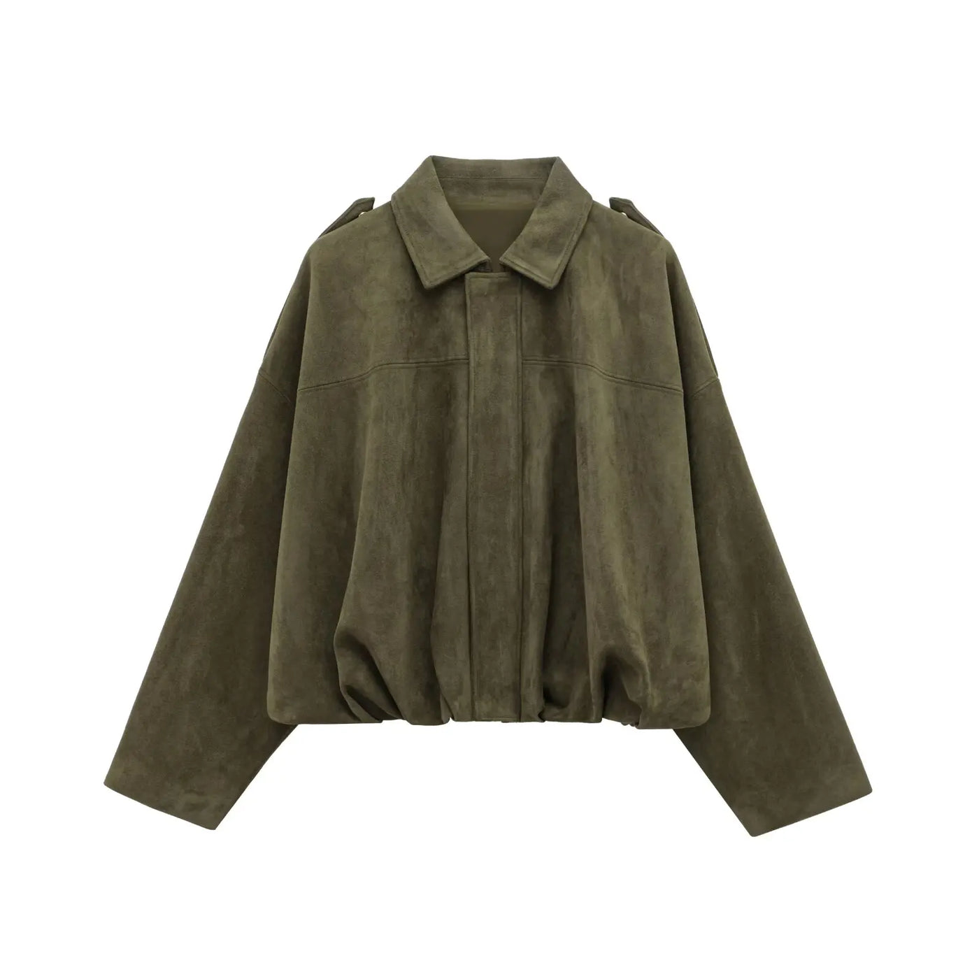 Suede-Look Zip Jacket