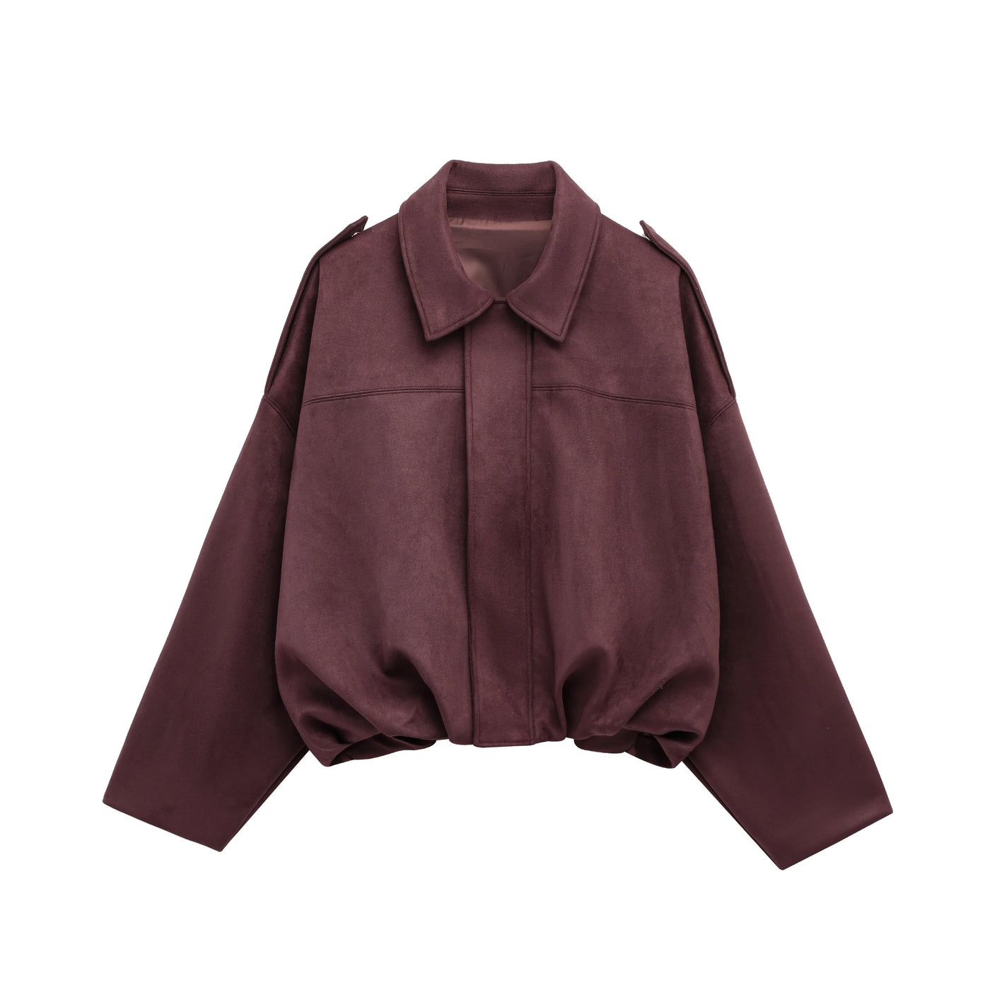 Suede-Look Zip Jacket