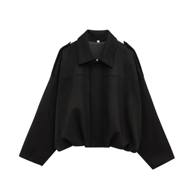 Suede-Look Zip Jacket