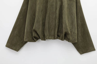 Suede-Look Zip Jacket