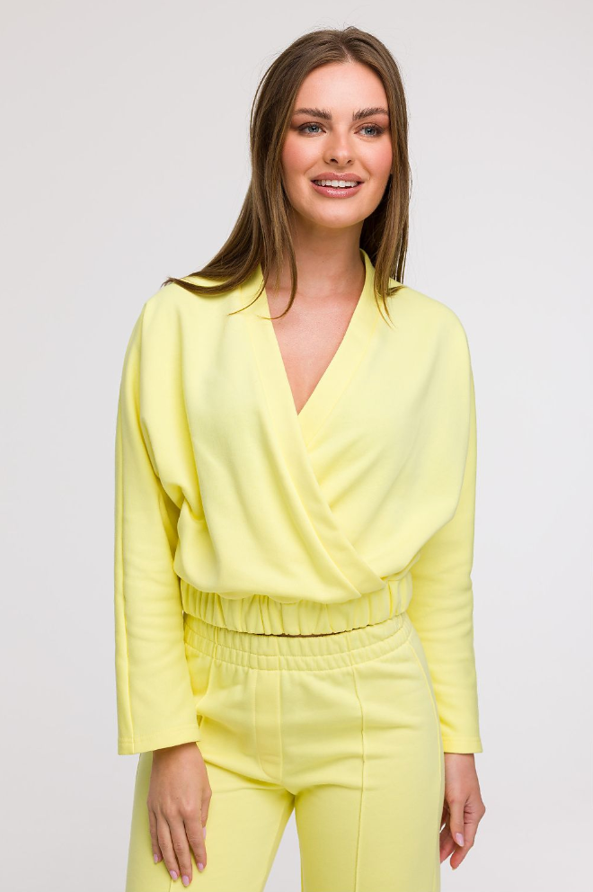 Mila Wrap Blouse – Dusty Rose Elegance