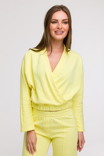Mila Wrap Blouse – Dusty Rose Elegance