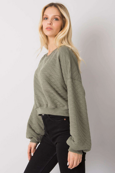 Cropped Quilted Sweatshirt – Cozy Meets Style