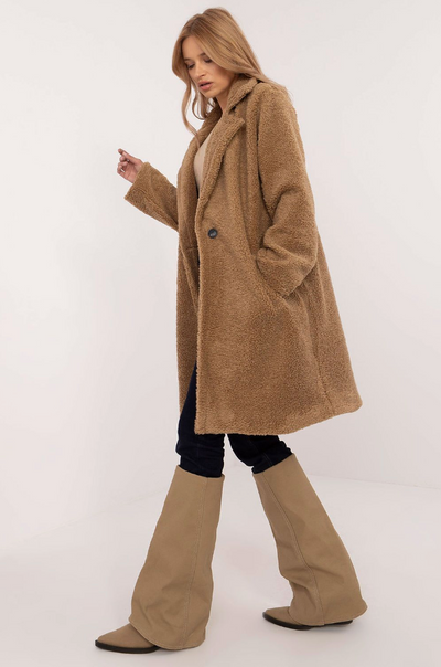 Soft Teddy-Feel Winter Coat – Effortless Warmth & Everyday Elegance