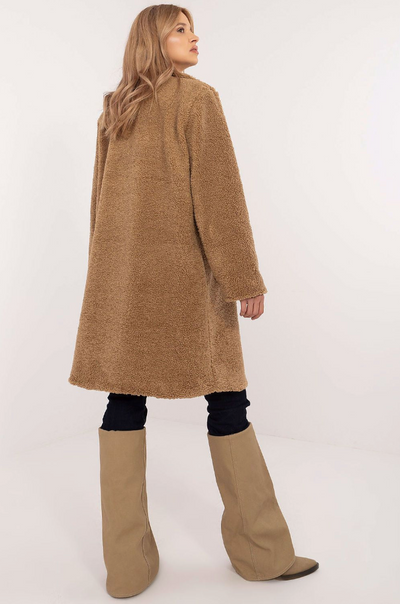 Soft Teddy-Feel Winter Coat – Effortless Warmth & Everyday Elegance