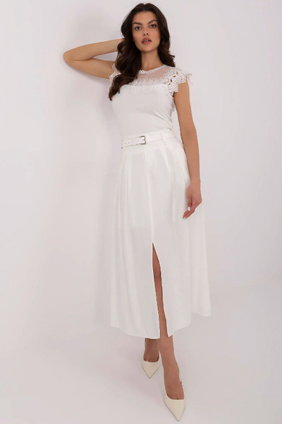 Vivienne - Belted Midi Skirt
