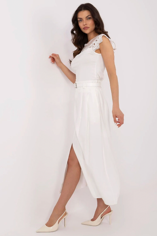 Vivienne - Belted Midi Skirt