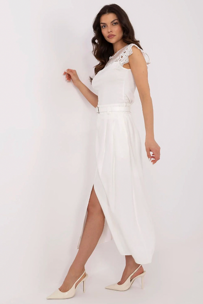 Vivienne - Belted Midi Skirt