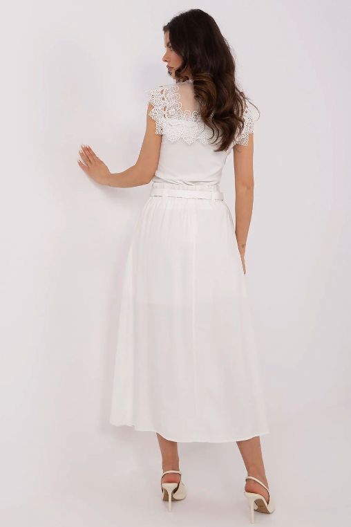 Vivienne - Belted Midi Skirt