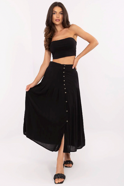 Sorella - Pleated Midi Skirt