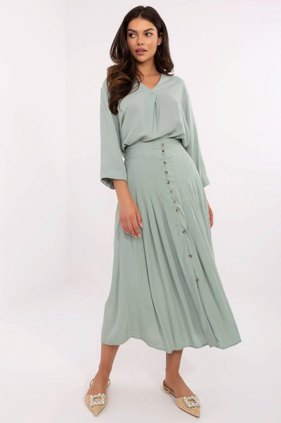 Sorella - Pleated Midi Skirt