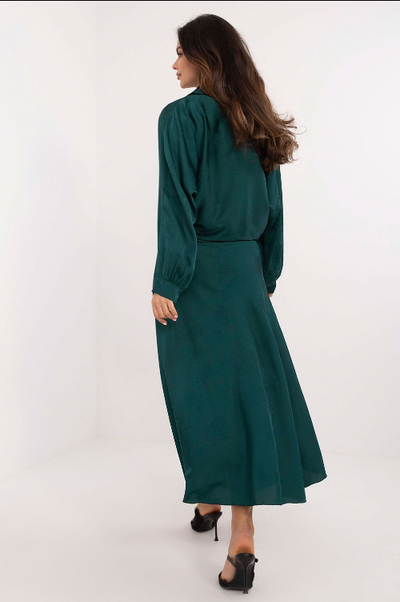 Fleur - Satin Midi Skirt