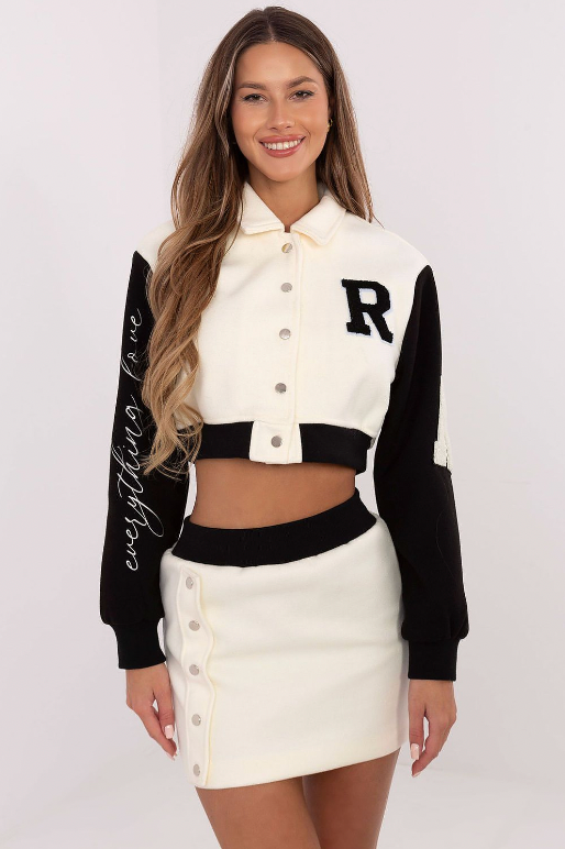 Varsity Chic Two-Piece Set