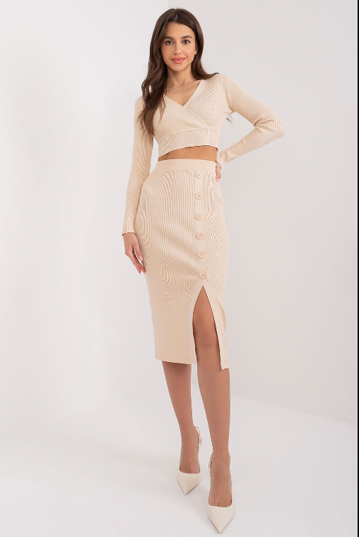 Livia Ribbed Knit Co-Ord Set
