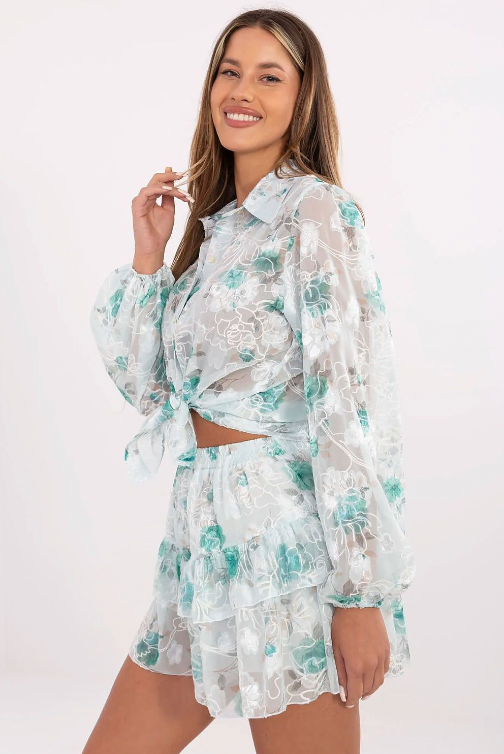 Elara - Bloom Embroidered Co-Ord Set