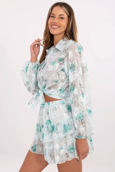 Elara - Bloom Embroidered Co-Ord Set