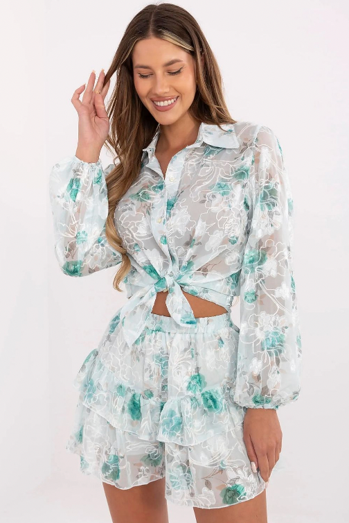 Elara - Bloom Embroidered Co-Ord Set