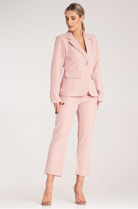 Blush Grace Tailored Suit Set