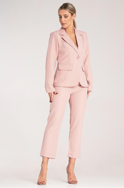 Blush Grace Tailored Suit Set