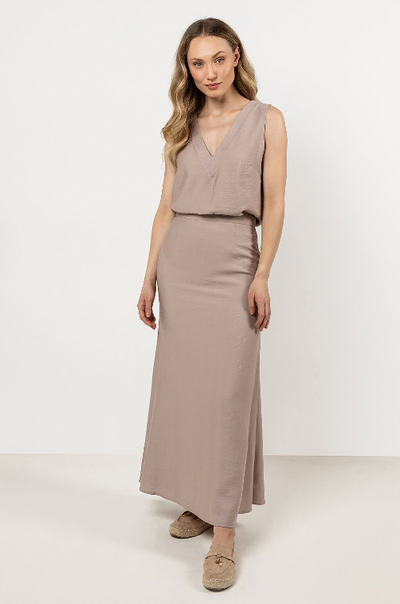 Mila Maxi Skirt in Rayon Blend