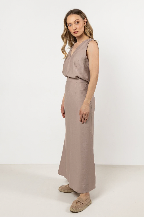 Mila Maxi Skirt in Rayon Blend
