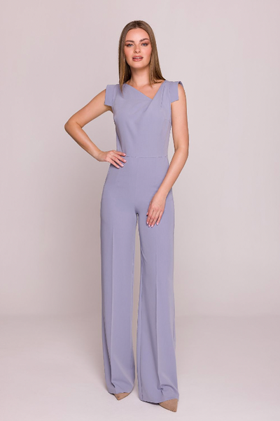 Viola - Asymmetric Satin Jumpsuit