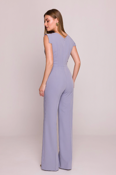 Viola - Asymmetric Satin Jumpsuit
