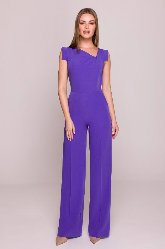 Viola - Asymmetric Satin Jumpsuit