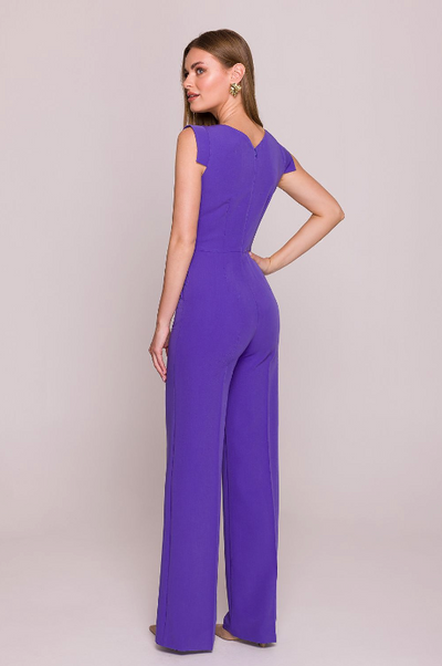 Viola - Asymmetric Satin Jumpsuit