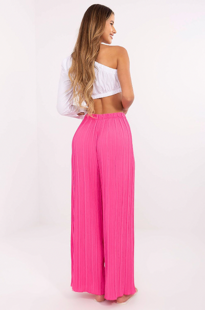 Elara Pleated Wide-Leg Trousers