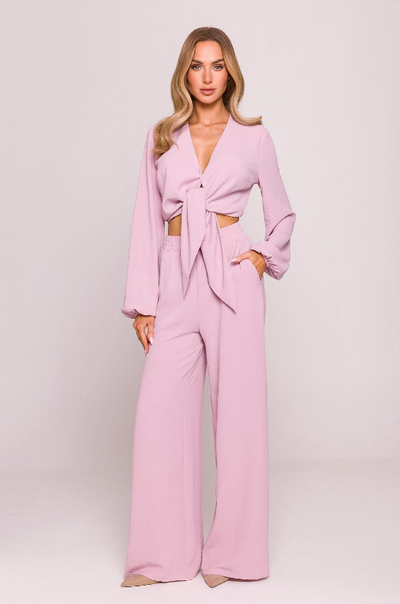 Celeste Crepe Trousers
