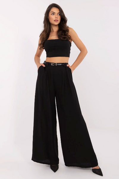 Aurora - High-Waist Palazzo Trousers