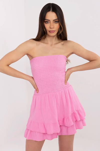 Élodie - Cotton Strapless Playsuit