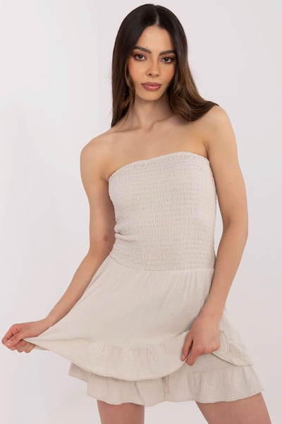 Élodie - Cotton Strapless Playsuit