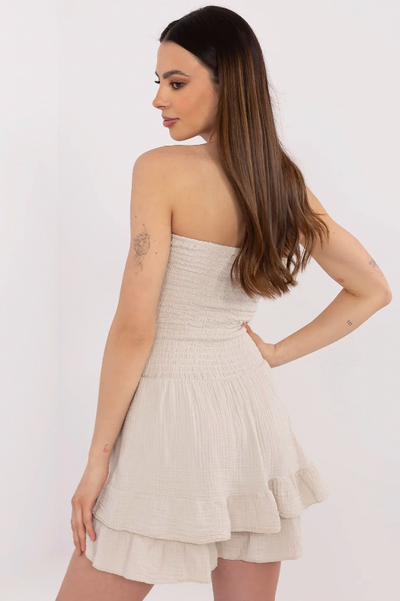 Élodie - Cotton Strapless Playsuit