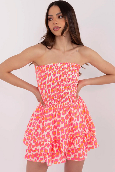 Élodie - Cotton Strapless Playsuit