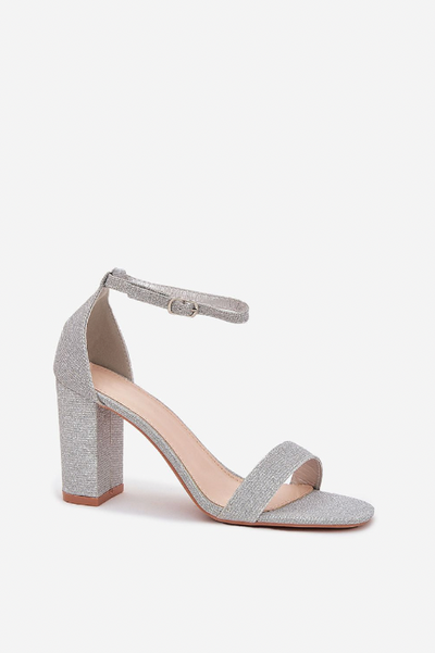 Aurora – Shiny Brocade High Heels