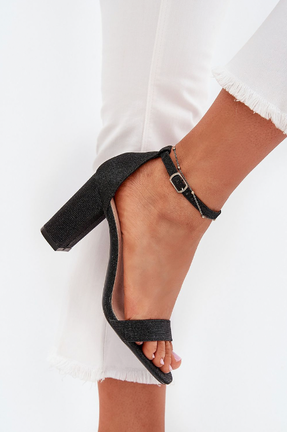 Aurora – Shiny Brocade High Heels