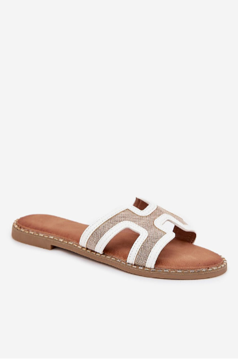 Livia – Comfortable Summer Sandals with Gold Detail