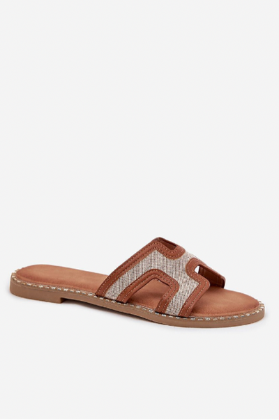 Livia – Comfortable Summer Sandals with Gold Detail