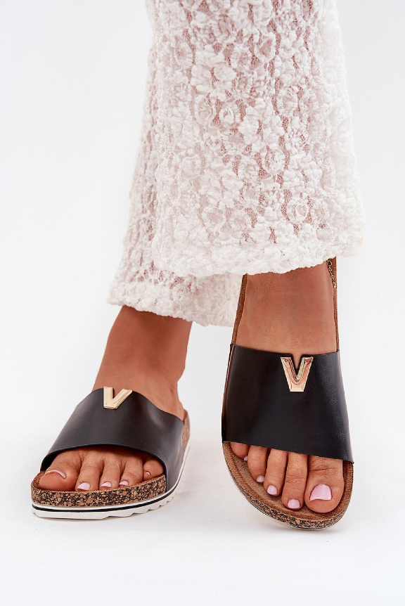 Viva – Eco-Leather Cork Platform Sandals