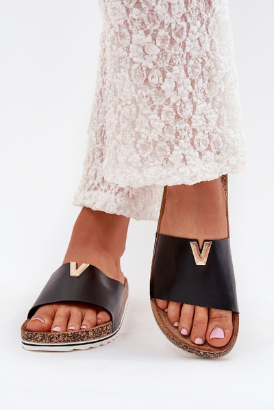 Viva – Eco-Leather Cork Platform Sandals