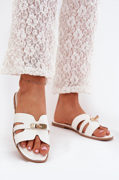 Lucia – Elegant Flat Eco-Leather Sandals