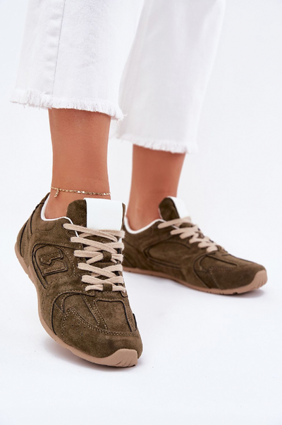 Lina – Classic Eco-Suede Sneakers