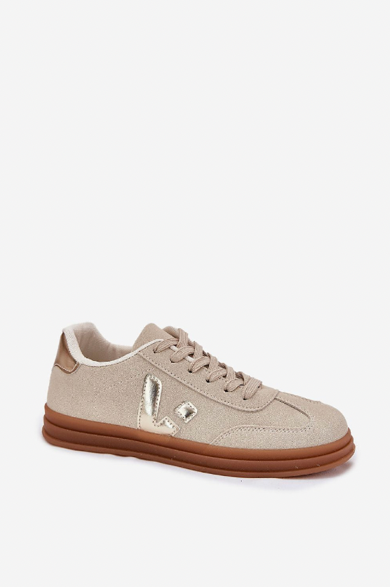 Mila – Classic Gold Touch Sneakers