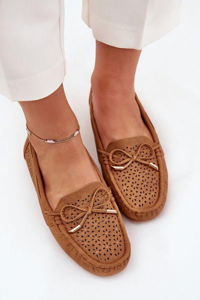 Alina – Perforated Elegance Loafers