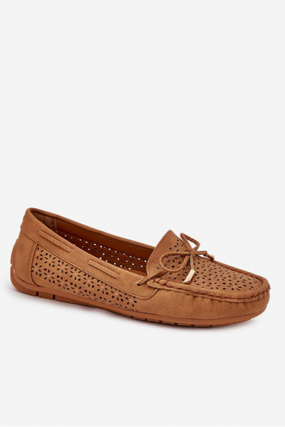 Alina – Perforated Elegance Loafers