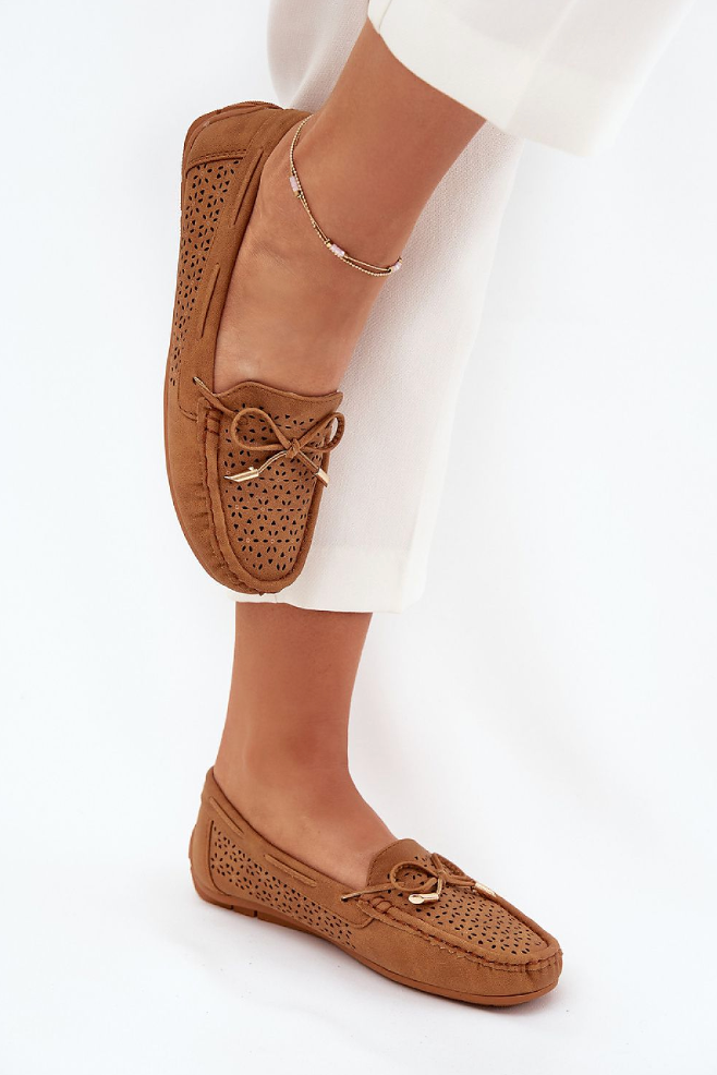 Alina – Perforated Elegance Loafers