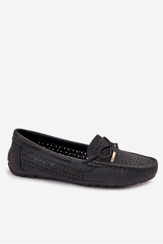 Alina – Perforated Elegance Loafers