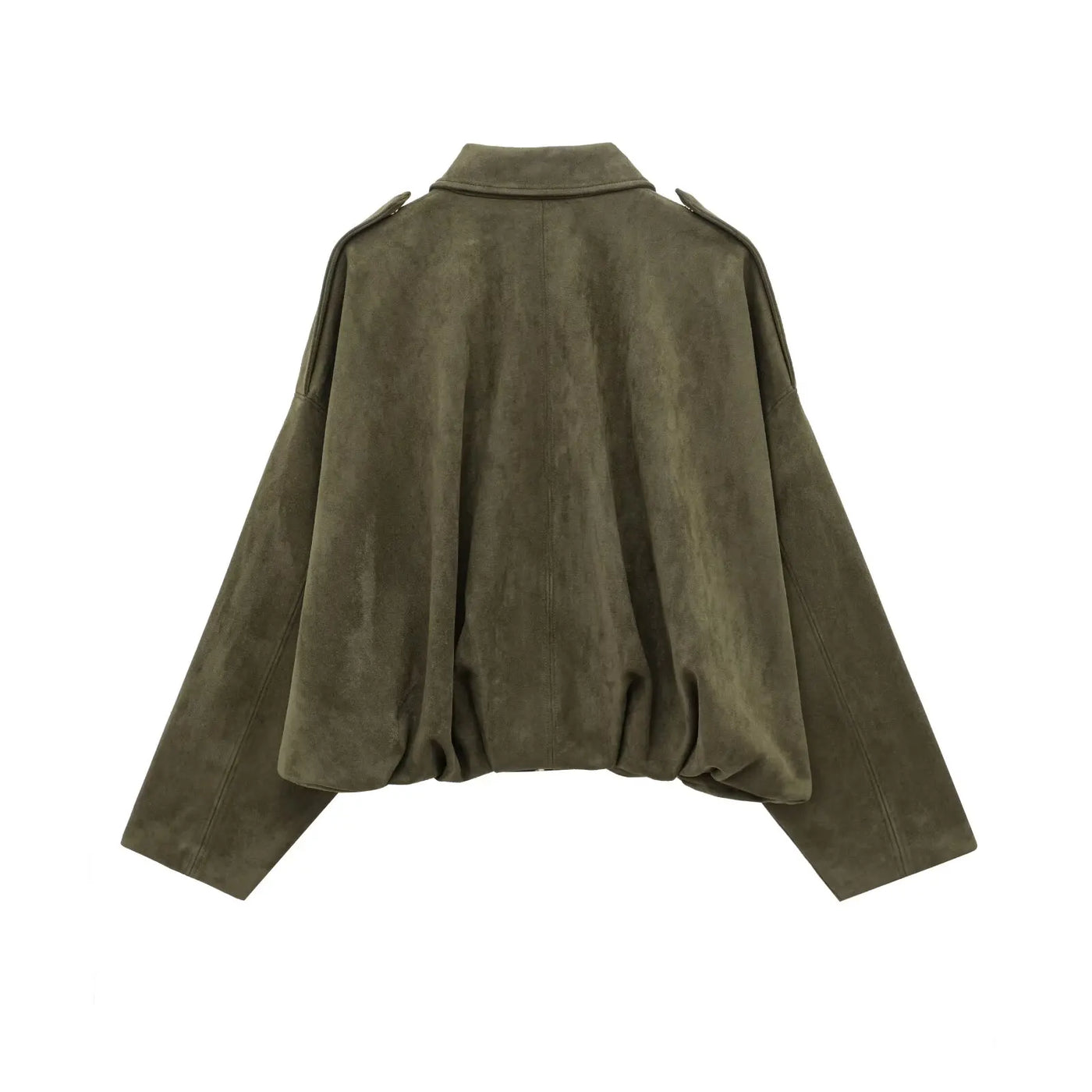 Suede-Look Zip Jacket